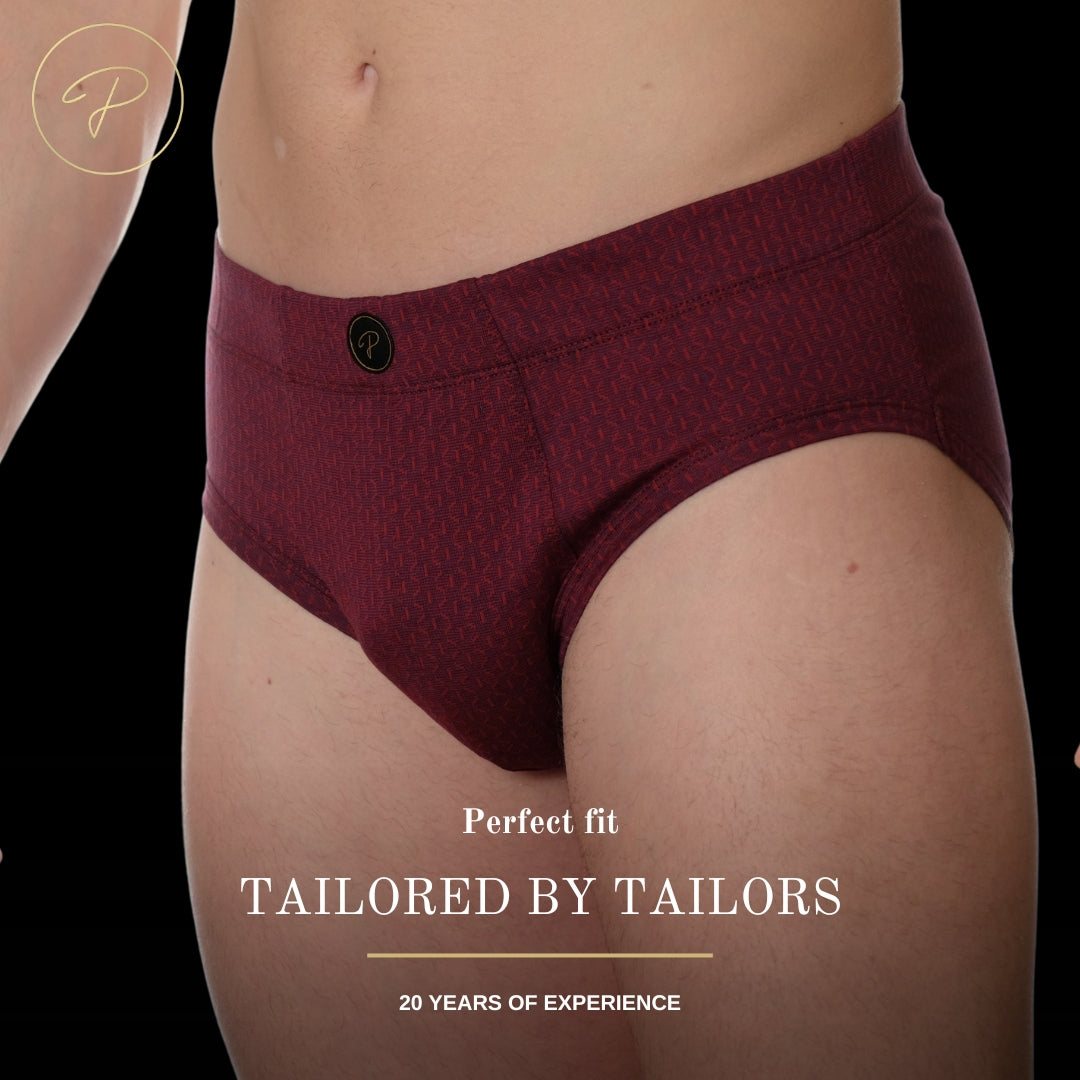 The Ambassador - burgundy briefs